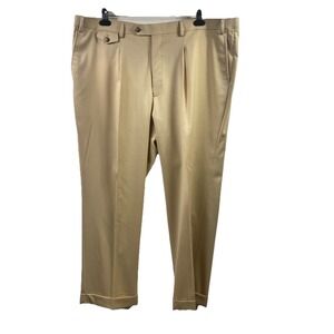 Tayion By Montee Holland Dressy Mens Pants 42 R Beige